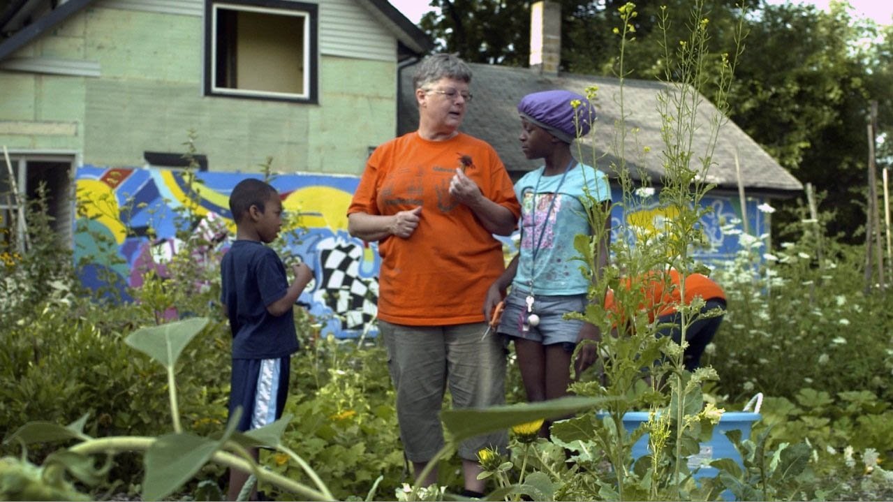 A garden in the Brightmoor neighborhood in northwest Detroit is featured in "Lean, Mean & Green."